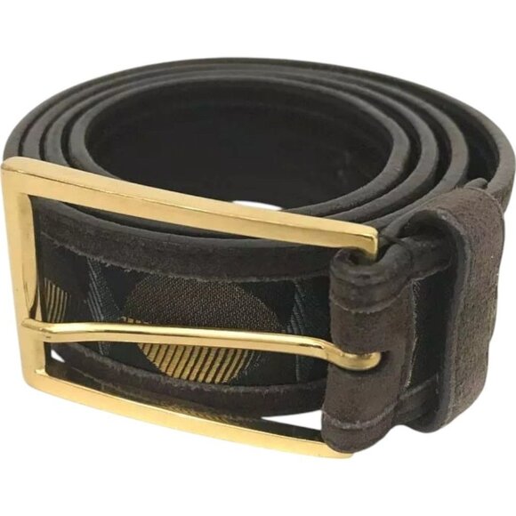 542157AX (S1) Prada Belt 85cm Brown Leather - Picture 1 of 9